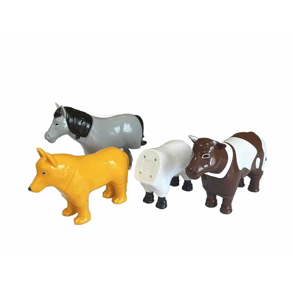 4 Magnetic Farm Animals